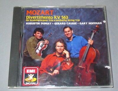 MOZART (CD) Fun KV 563 Augustin DUMAY Gérard CAUSSE Gary HOFFMAN