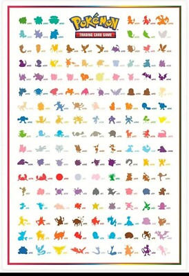Pokémon Kanto 151 Anime Poster Size 61 x 91.5 cm