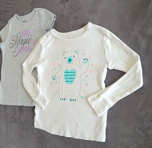 Two (2) Cat & Jack and Disney Girl's Size 4T Tops T-Shirts - Picture 2 of 6
