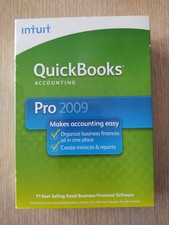 Intuit Quickbooks Accounting Desktop Pro 2009 for PC Window XP NEW / SEALED
