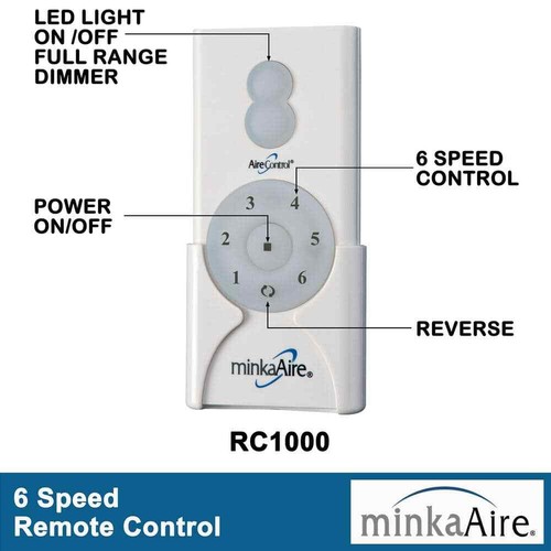 Minka Aire F782L-BNW Chubby 58" Brushed Nickel LED Outdoor Ceiling Fan + Remote - Picture 5 of 6