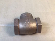 Hammond Brass Swing Check Valve 1-1/4” Threaded 200 WOG NEW