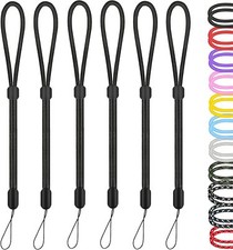 Adjustable 8 Inch Black Wrist Strap Lanyard For Portable Devices Accessories