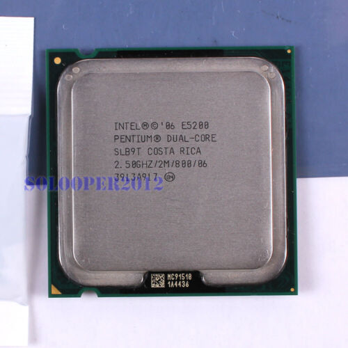 Darmowa wysyłka Intel Pentium E5200 LGA 775/Socket T (SLB9T) CPU Procesor 2,5 GHz - Zdjęcie 1 z 1