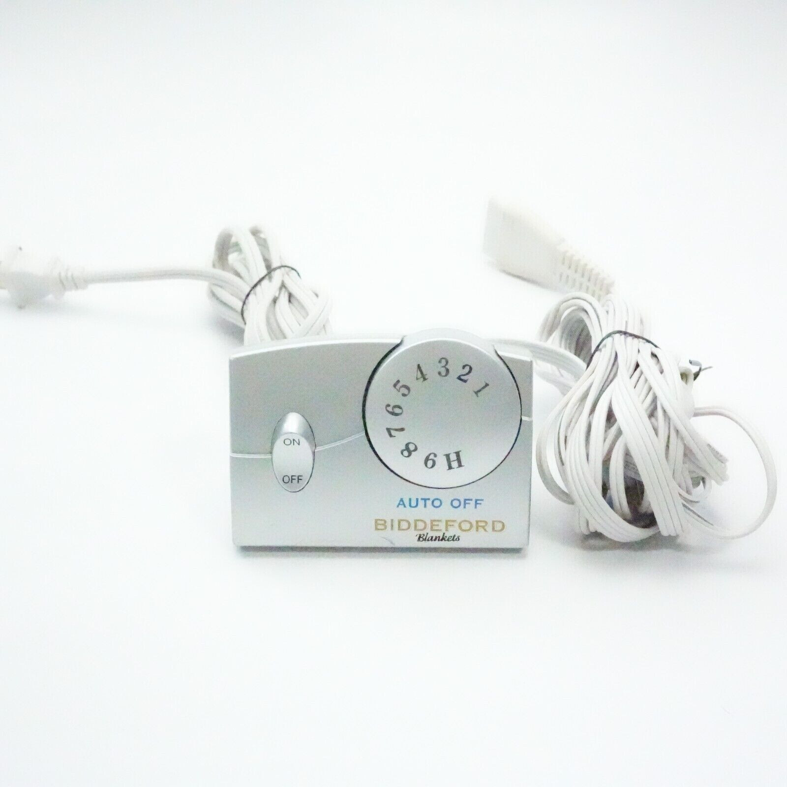 Biddeford TC11BA Electric Heating Blanket 4-Prong Controller Silver