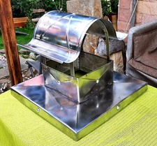  EDELSTAHL SCHORNSTEINABDECKUNG   cca 50x50cm  Der Hut NACH WUNSCH vom Spengler