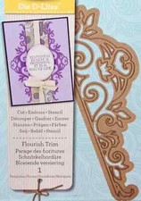 Spellbinders Die Flourish Trim S2-005 D-Lite Cut  Emboss New 1pc Set Free Ship