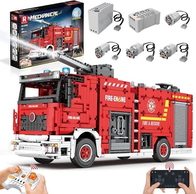 Reobrix 22008 Feuerwehrauto LKW 2.888 Teile RC-Control ferngesteuert NEU OVP