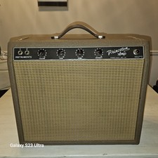 Fender 1963 brown Princeton Guitar Tube Amp C...