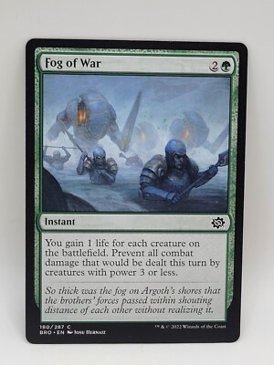 best fog cards mtg MTG Fog of War The Brothers' War 180/287 Regular Common
