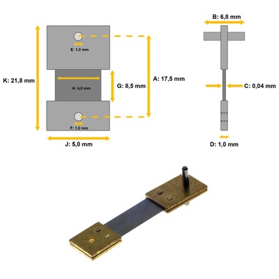 Ressort De Cliquet En Acier No. 116 Pour Horloges De Table Et Anciennes - Réparation Horlogerie
