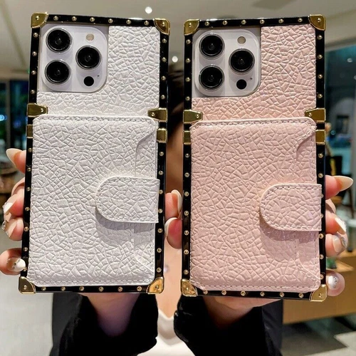 Leather Card Cover Case For LG Stylo 7 Google Pixel 7 8 Revvl 6 Tecno Camon 17 - Picture 3 of 14