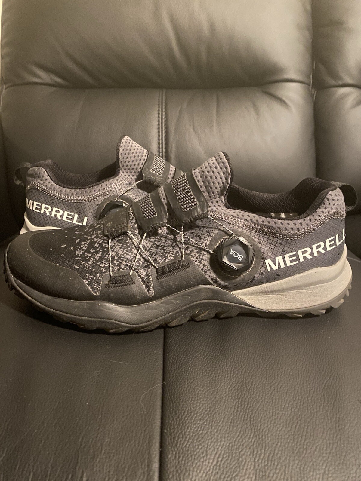 Scarpe da trekking Merrell Momentous 2 BOA nere grigie trail running misura 9 5