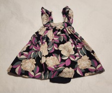 NWT Baby Gap Girls Floral Flutter Sleeve Dress 6-12 Months