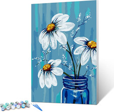 Ginkko Paint by Numbers Kit for Adults Beginner  Kids Ages 8-12 with Wooden Fra