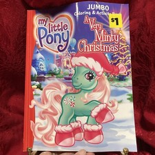 My Little Pony Jumbo coloring and activity book a very minty Christmas