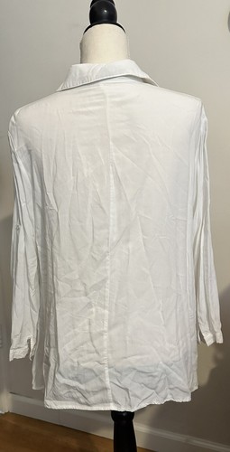 Womens Pullover Tunic Top Ladies Long Sleeve Loose Blouse Med - Picture 2 of 3