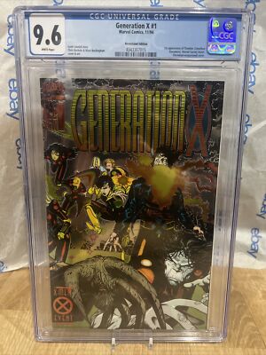 Generation X 1 CGC 9.6 1994 X-Men 1st App Chamber Chromium Comics Newsstand