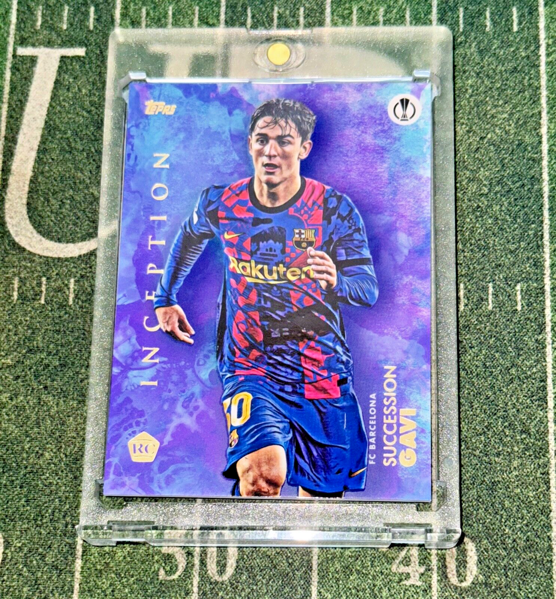 2021-22 Topps Inception UEFA Gavi RC Rookie Succession RARE CARD