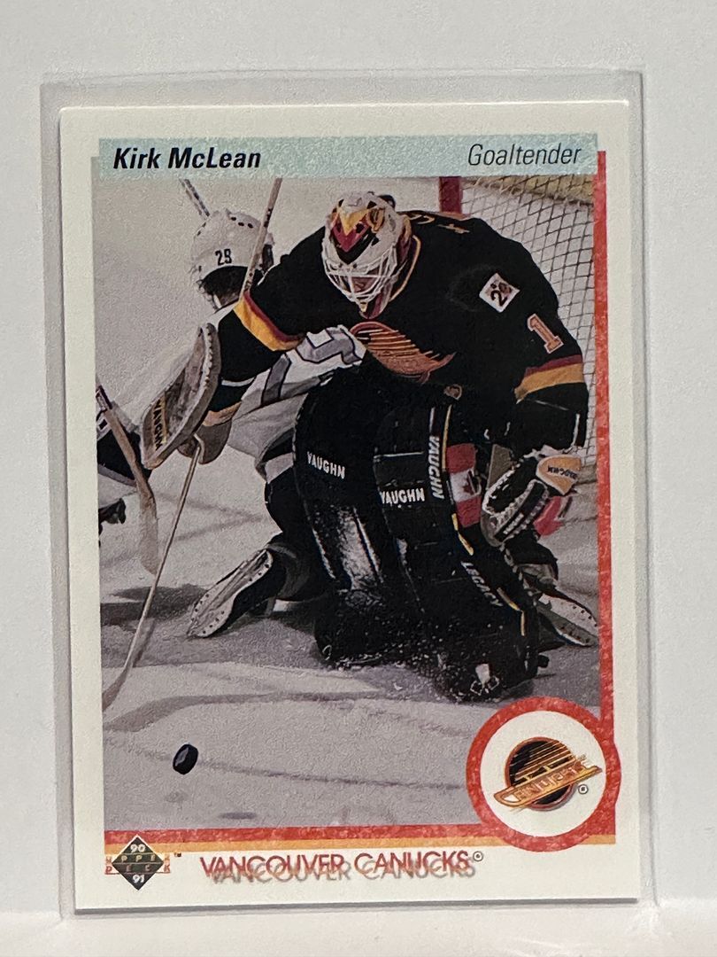 278 Kirk McLean Vancouver Canucks 90-91 Upper Deck Hockey Card | eBay