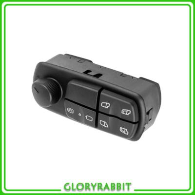 Black Car Master Power Window Switch A0025455113For Mercedes Trucks Axor Atego