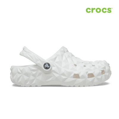 NEW CROCS CLASSIC GEOMETRIC CLOG 209563-100 WHITE UNISEX | eBay