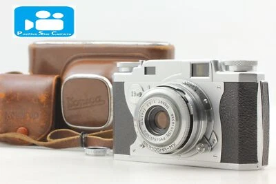 🎦👀🌟N MINT🌟 Appareil photo argentique télémétrique Konica IIB-m Hexar 45mm... - Photo 1/4