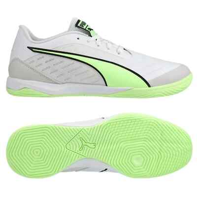 Puma Speedcage Neu mit Karton Herren Sportschuhe IBERO IV Weiß / Grün UK 9,5 / EU 44