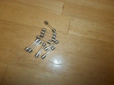 LOT/10 BUSS FUSE AGC-3/4 GLASS FAST BLOW 1/4X1.25,3/4 AMP,NOS