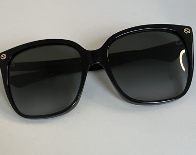 Chic Gucci Oversized Black Frame Sunnies | eBay
