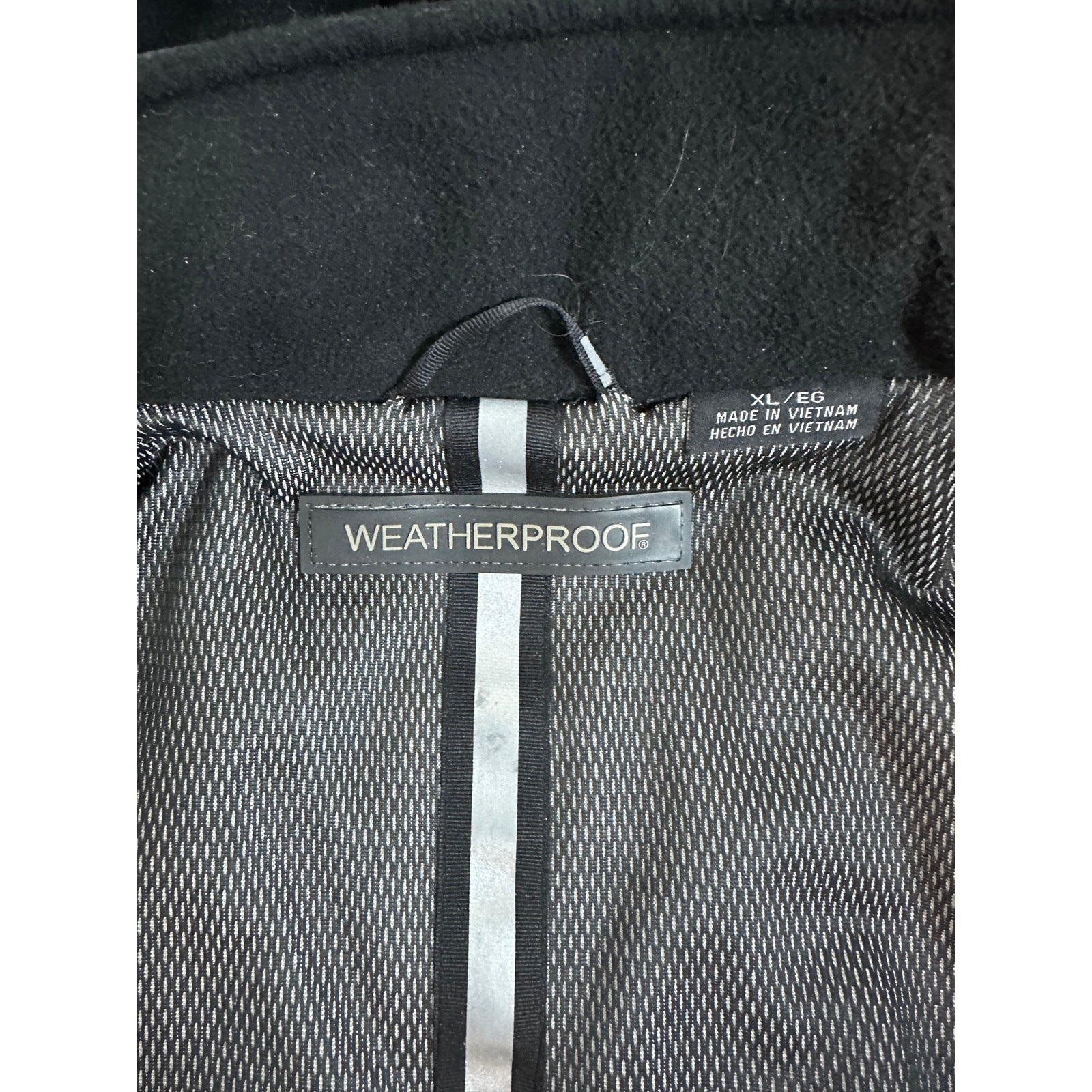 Weatherproof Jacket Men Extra Large Black Double … - image 6