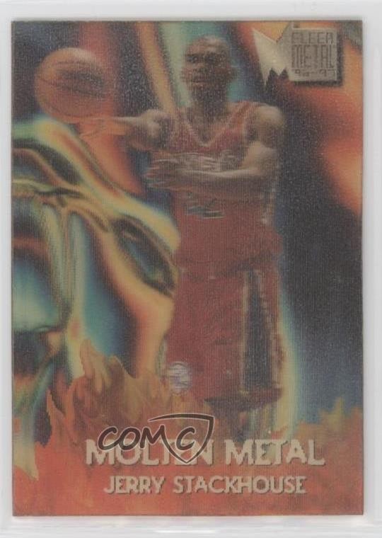 1996-97 Fleer Metal Molten Metal Jerry Stackhouse #9 0c3