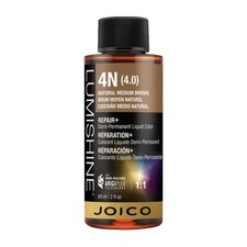 Joico LumiShine Demi-Permanent Liquid Hair Color 2 fl.oz-4N Natural Medium Brown