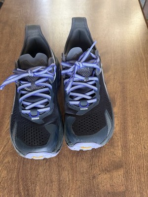 Altra Olympus 5 Women's Athletic Sneaker Black Gray Purple Vibram Sole
