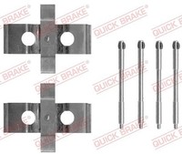 Quick Brake ZubehöRsatz, Scheibenbremsbelag Vorderachse U.A. FüR Alfa Romeo