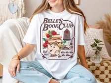 Belle's Book Club Beauty And The Beast Princess Book Lover Tshirt Men Women