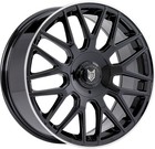 Alloy Wheels 17 Fox VR3 Black Polished Lip For Rover 75 99 05
