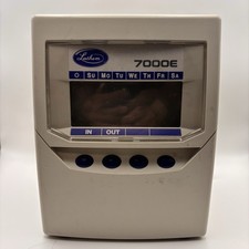 Lathem 7000E Time Clock Working No Key Wall M...