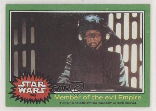 1977 Topps Star Wars #245 Member of the evil Empire