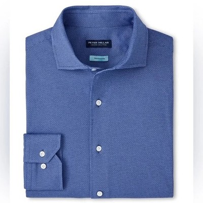 Peter Millar Crown Crafted Lake District Excursionist Flex Sport Shirt XL $275