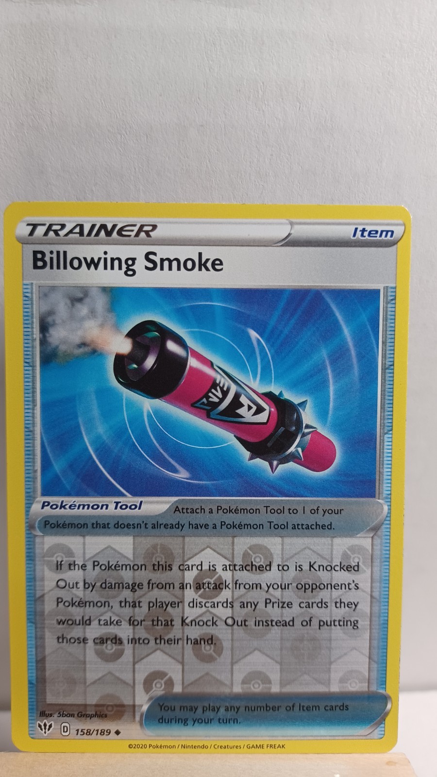 Billowing Smoke [MP] - Pokemon TCG Darkness Ablaze 158/189 [Reverse Holo]