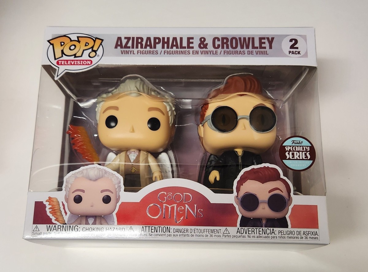 Funko Pop! Vinyl: Aziraphel & Crowley - 2 Pack for sale online | eBay
