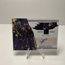 2023 Panini Chronicles - Impeccable Canvas Creations Autographs Rejzohn Wright