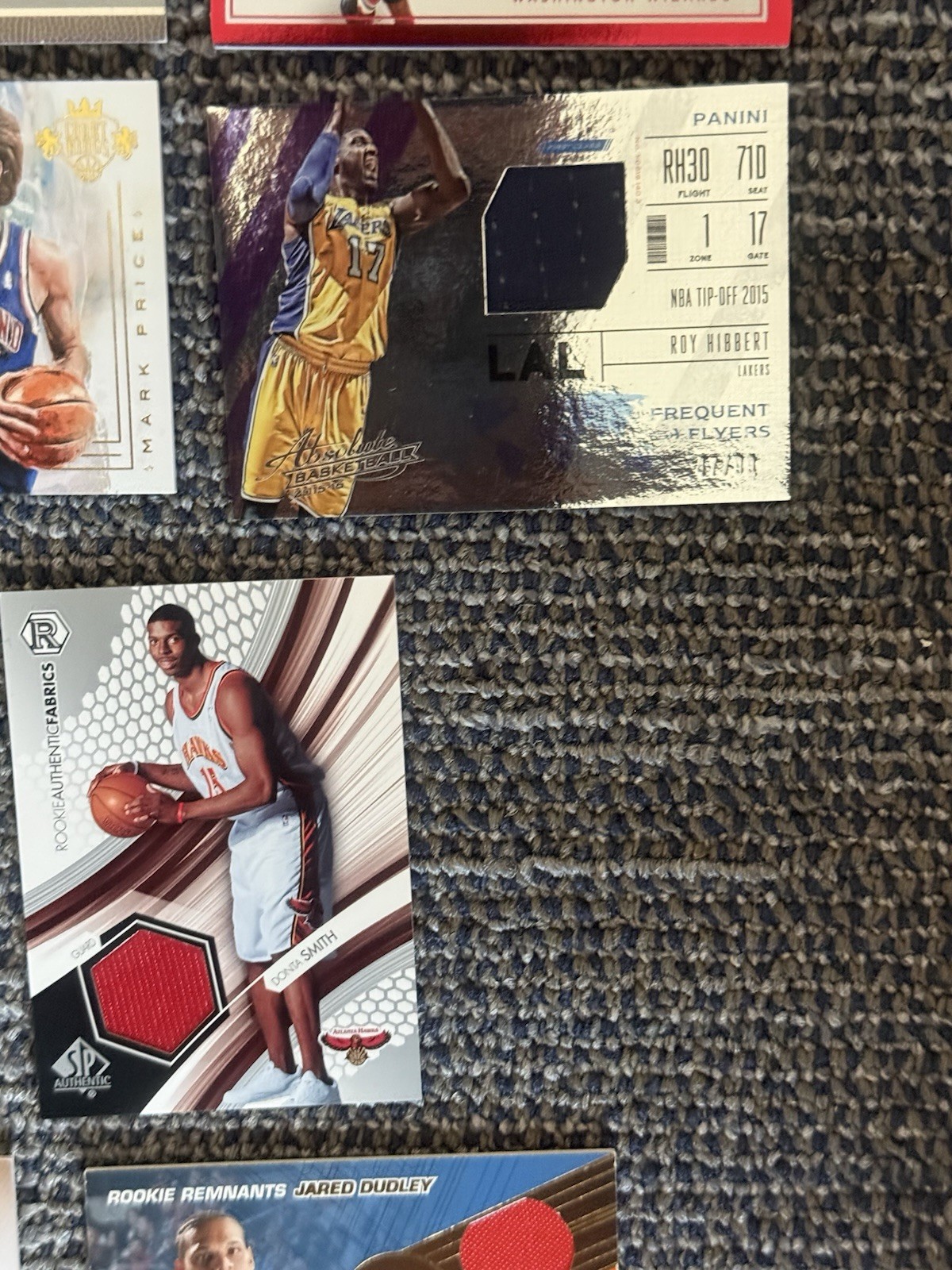 27 Card Game Used Worn Jersey Relic Card NBA Basketball Lot Superstars view 10