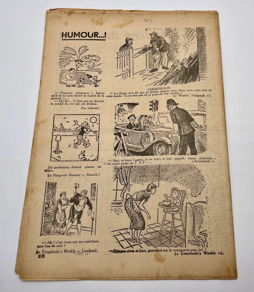 Le Petit Vingtième 27 - Tintin en Extrême-Orient - Le vieux temple - 1935 - Photo 4/4