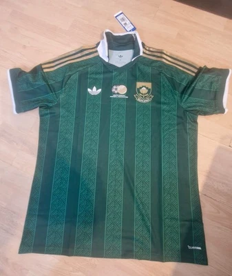 adidas South Africa Away Football Shirt Green Short Sleeve Adults Size XL - Image 1 of 4