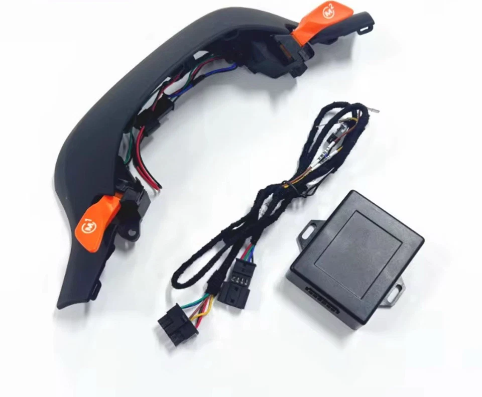 Rueda carbono naranja para BMW M2 M3 M4 G80-87 2019-25 cuero actualización edición 2025 Foto 4 de 4