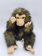 Folkmanis Baby Chimp Chimpanzee Monkey 15" Plush Hand Puppet