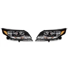 Black LED Projector Headlights Assembly Headlamps Fit For Chevy Malibu 2013-2015