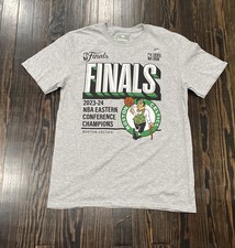 Fanatics Boston Celtics Finals T Shirt Men  s Medium Gray Polyester NWOT